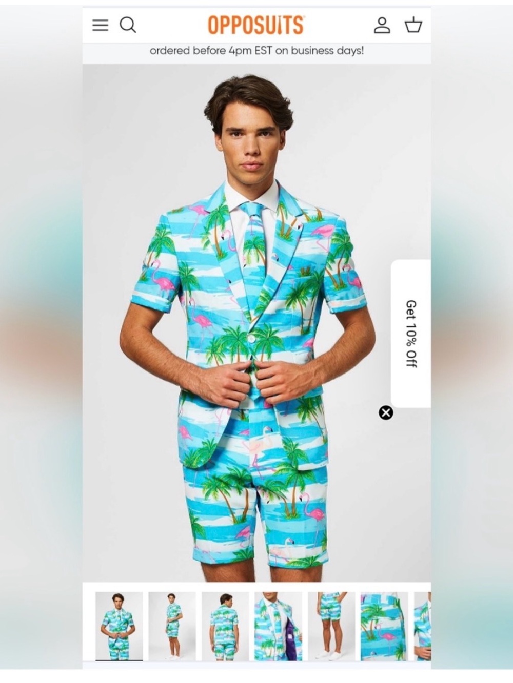 OPPO Shorts SUIT Flamingo Size 48